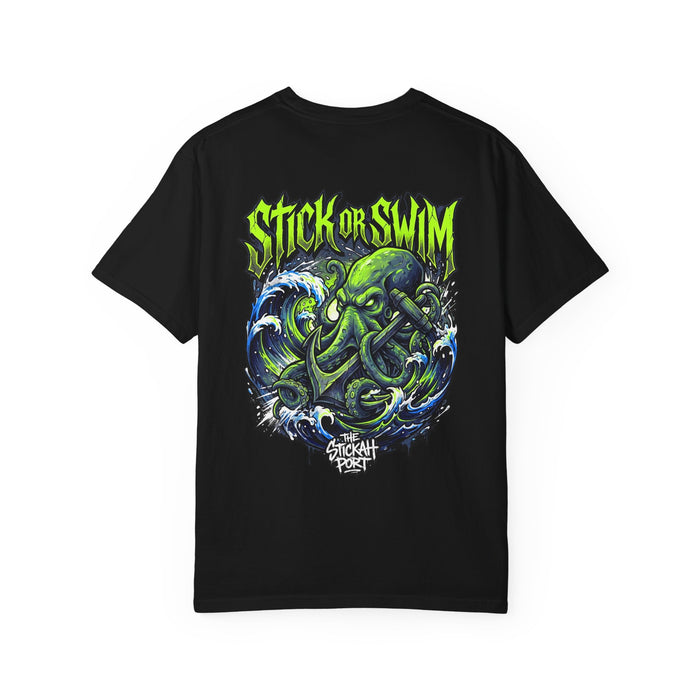 Stick or Swim Anchor Kraken T-Shirt — Nautical Graphic Tee