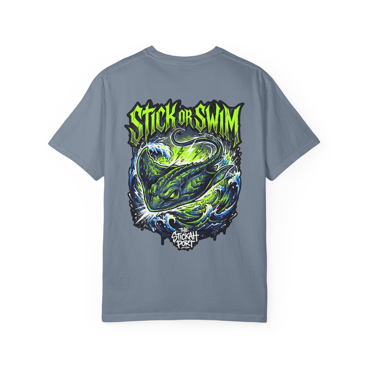 Stick or Swim Sting Ray Graphic T-Shirt