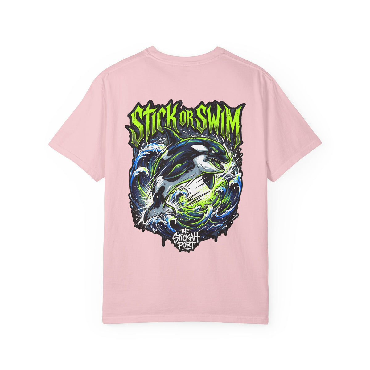 Orca 'Stick or Swim' Graphic T-Shirt