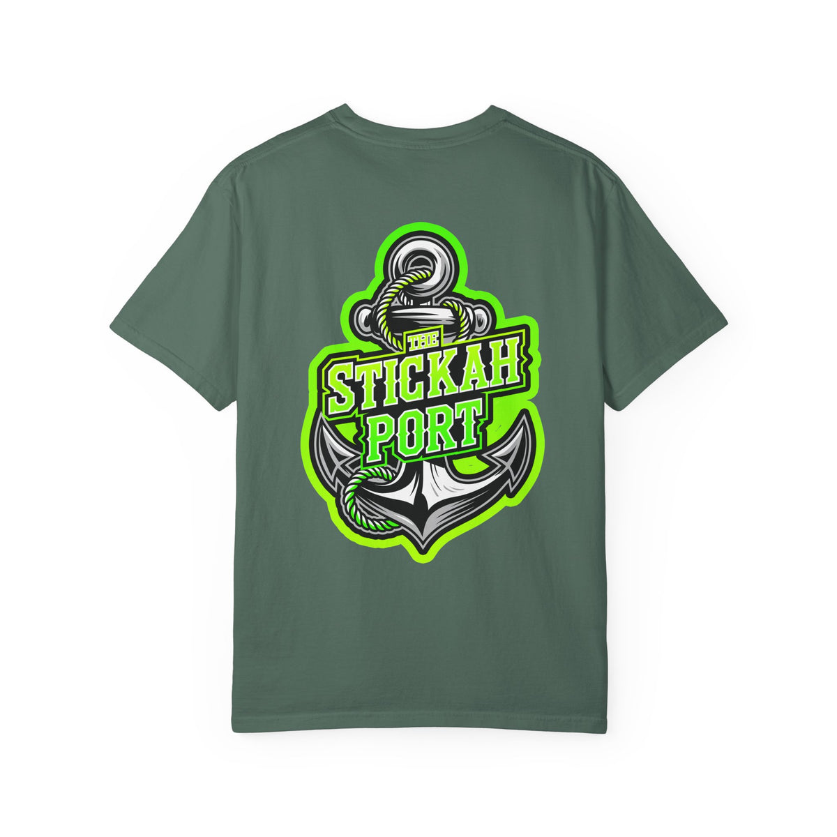 Stickah Port Anchor T-Shirt — Nautical Anchor Logo Tee