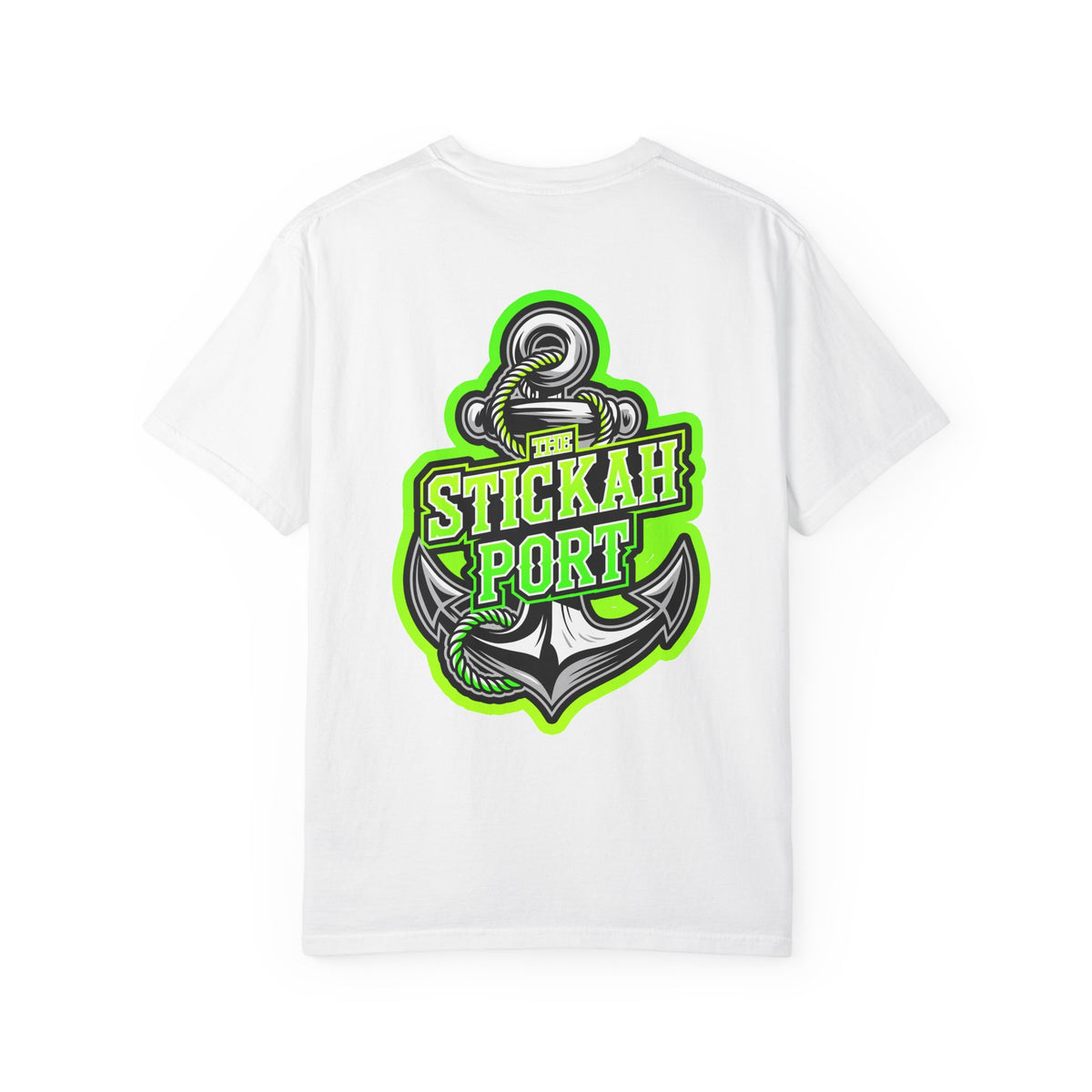 Stickah Port Anchor T-Shirt — Nautical Anchor Logo Tee