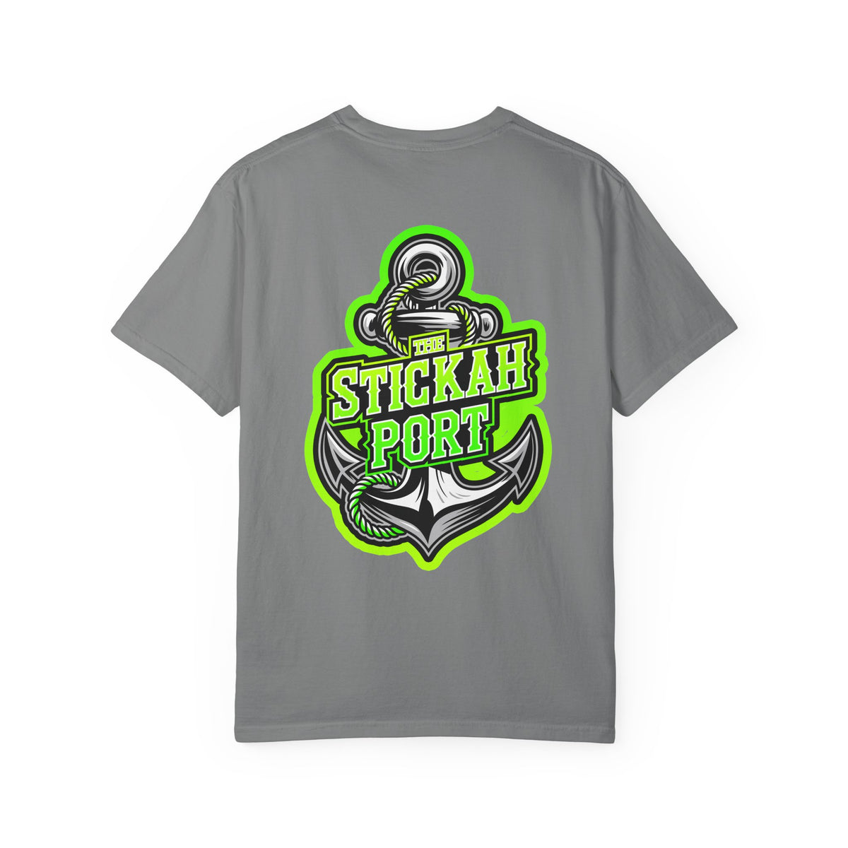 Stickah Port Anchor T-Shirt — Nautical Anchor Logo Tee