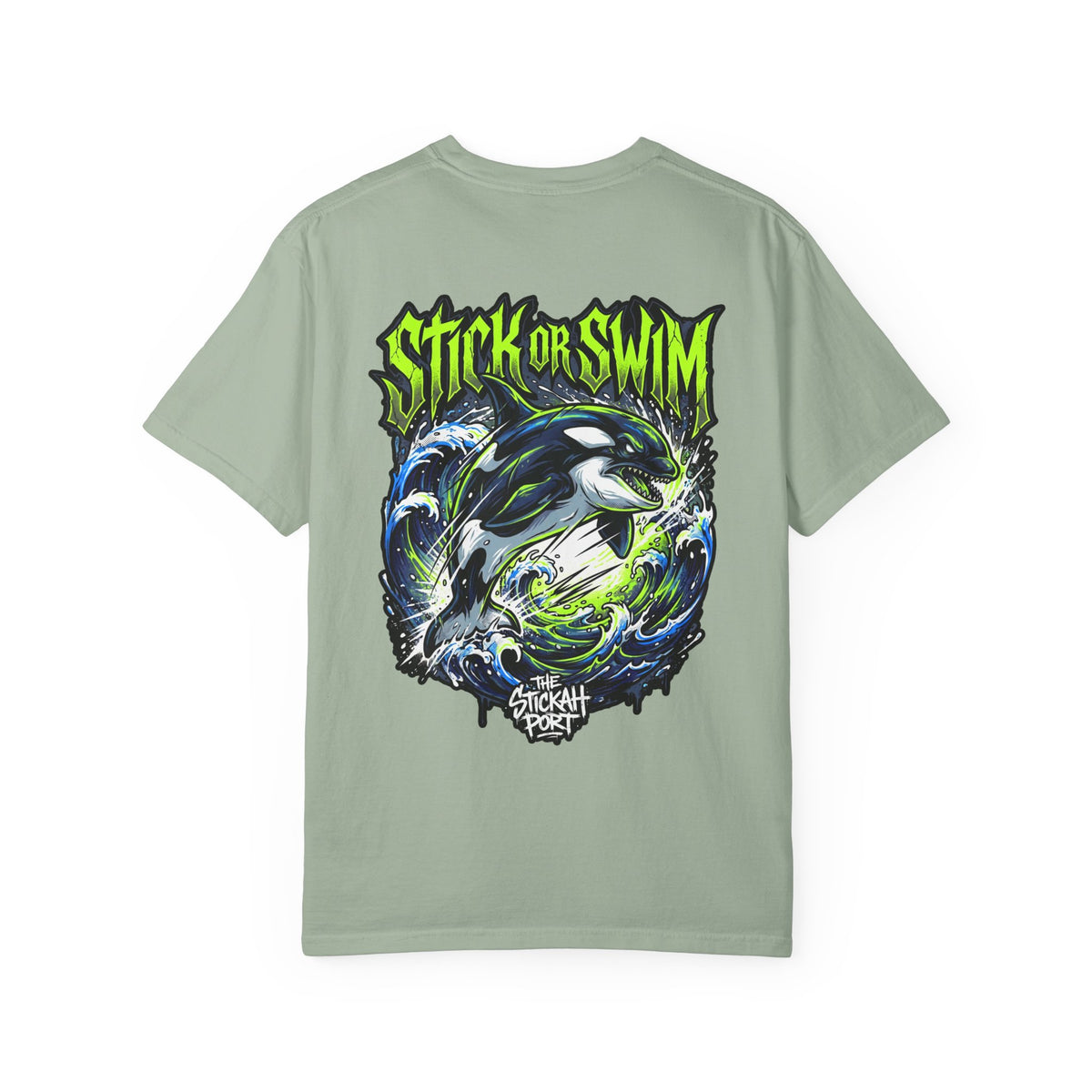 Orca 'Stick or Swim' Graphic T-Shirt