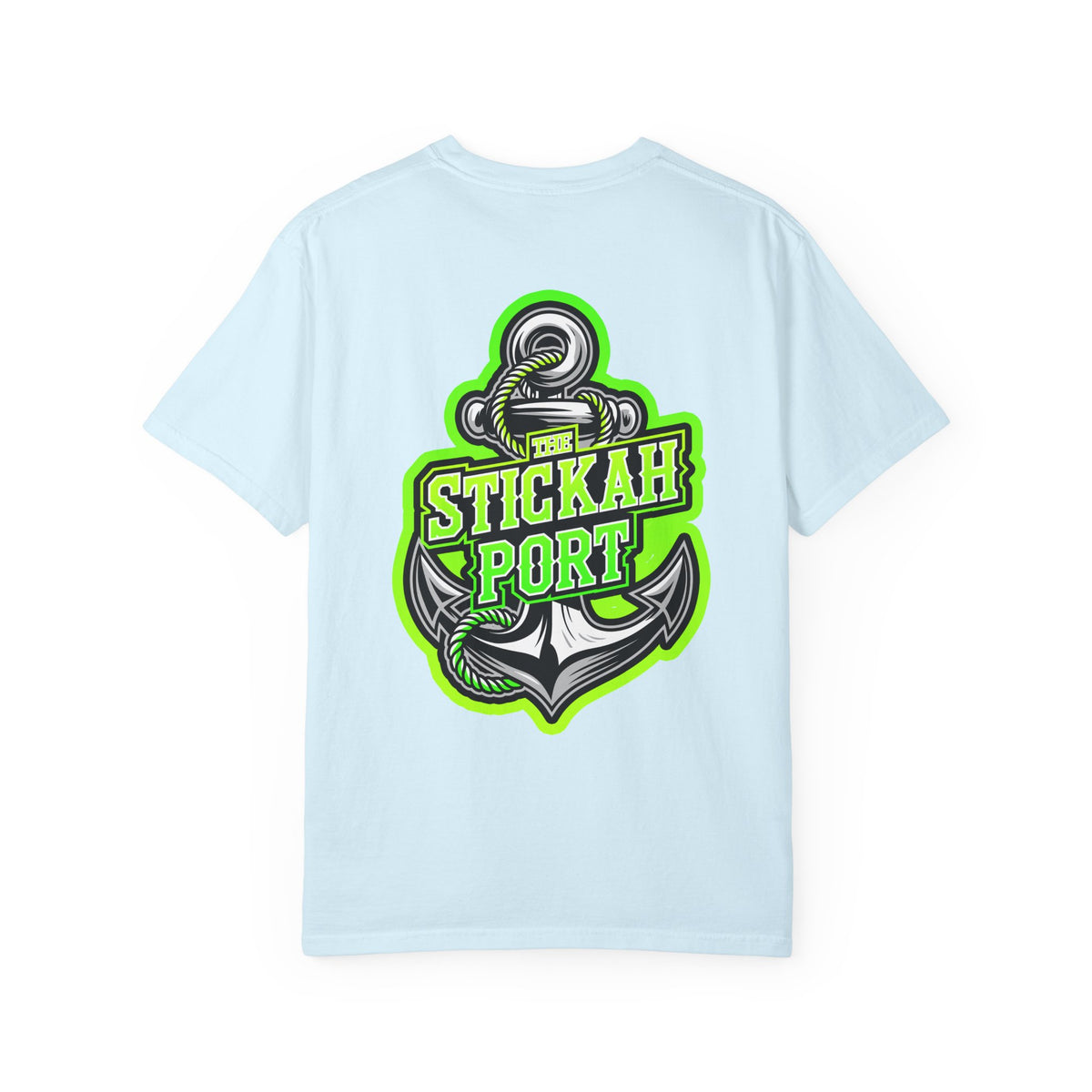Stickah Port Anchor T-Shirt — Nautical Anchor Logo Tee