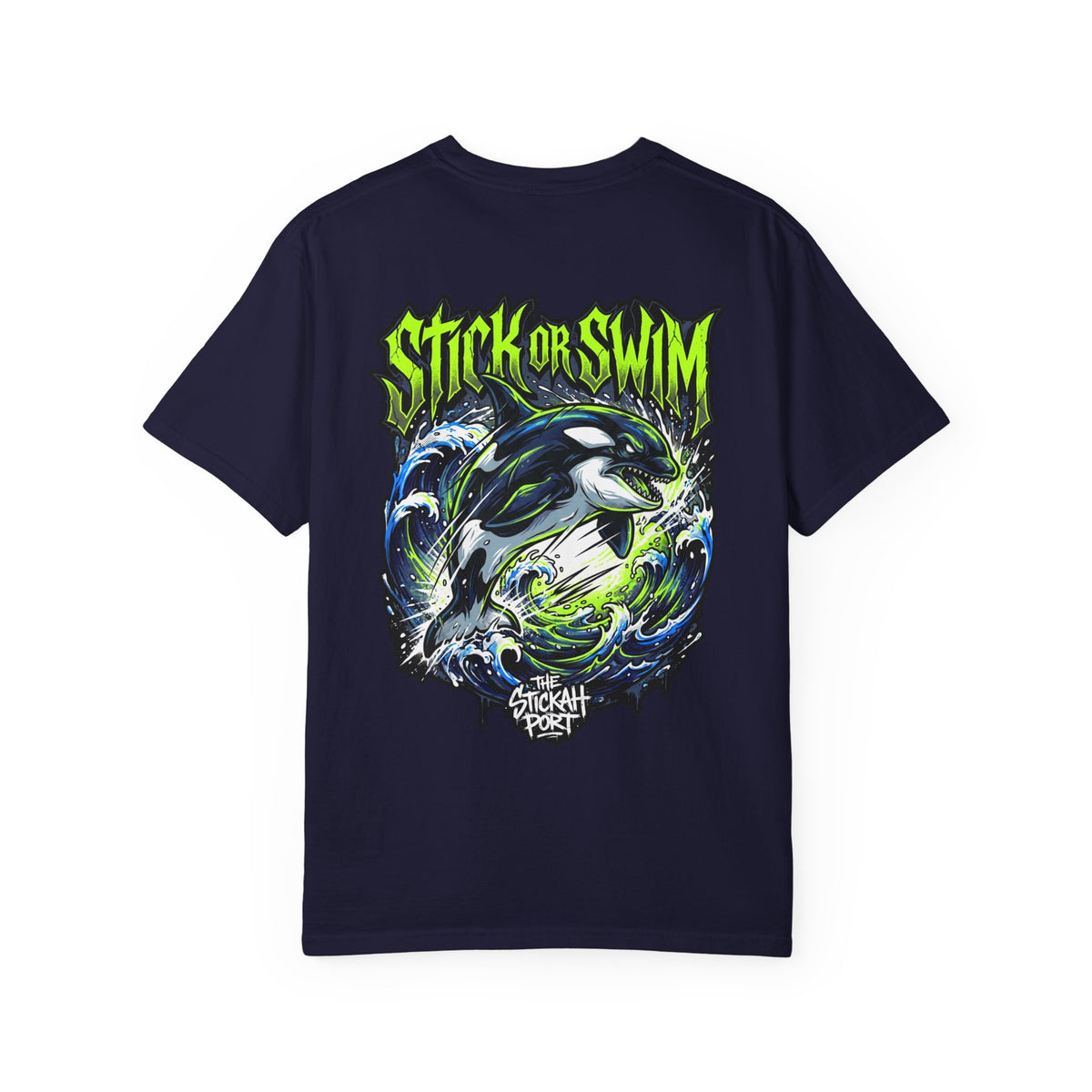 Orca 'Stick or Swim' Graphic T-Shirt