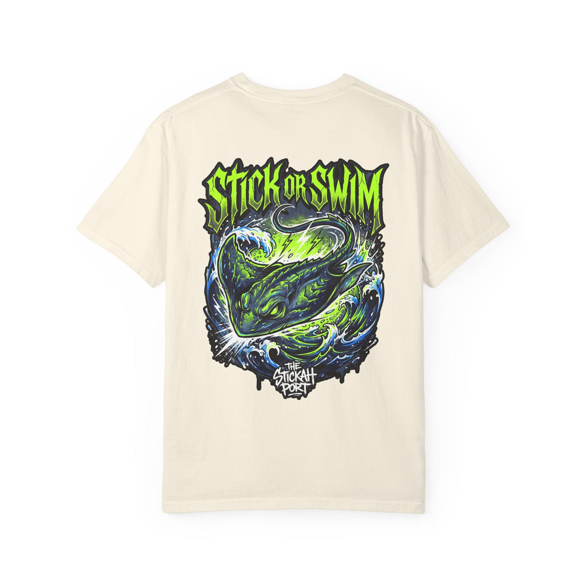 Stick or Swim Sting Ray Graphic T-Shirt