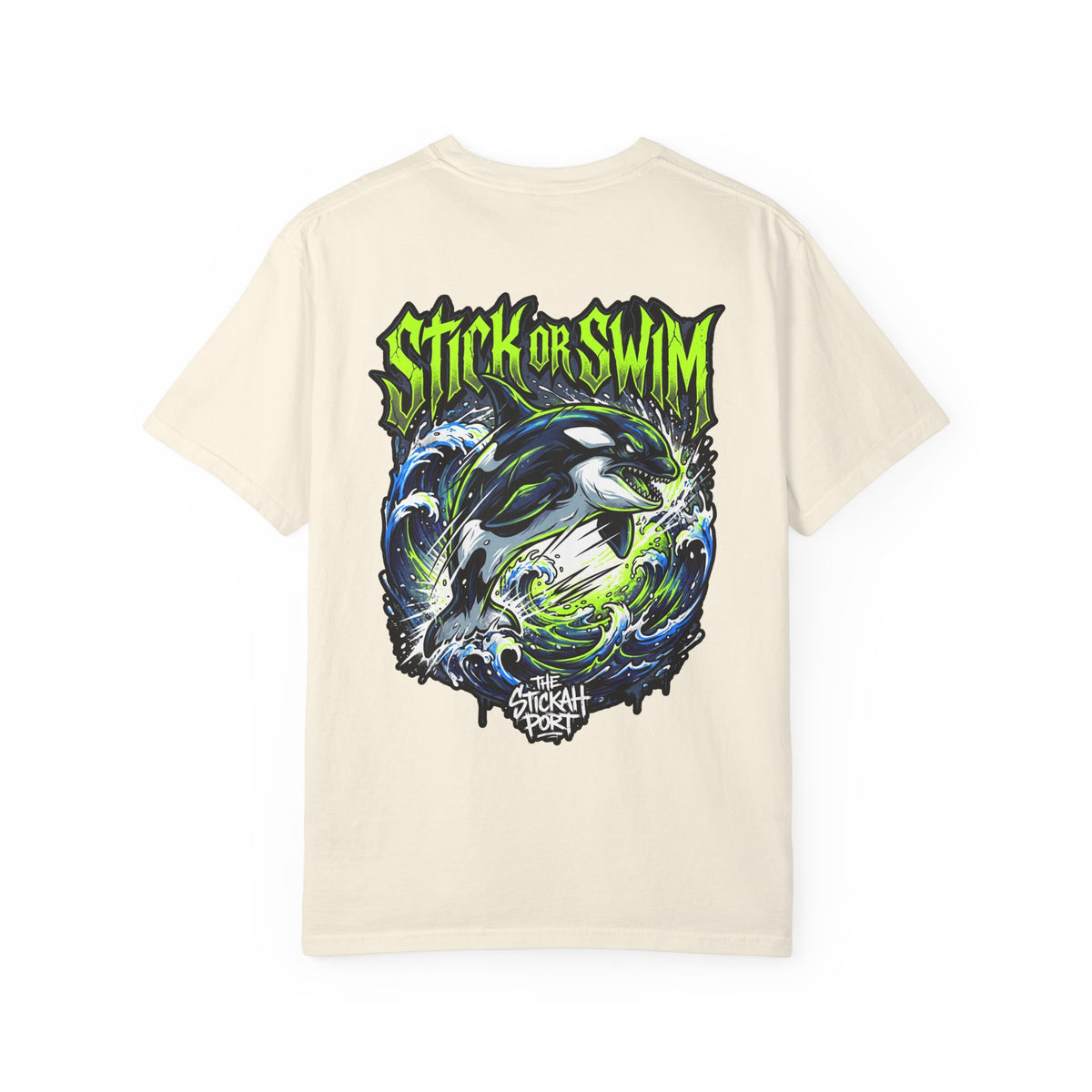 Orca 'Stick or Swim' Graphic T-Shirt