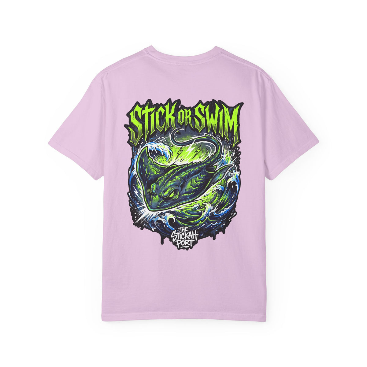Stick or Swim Sting Ray Graphic T-Shirt