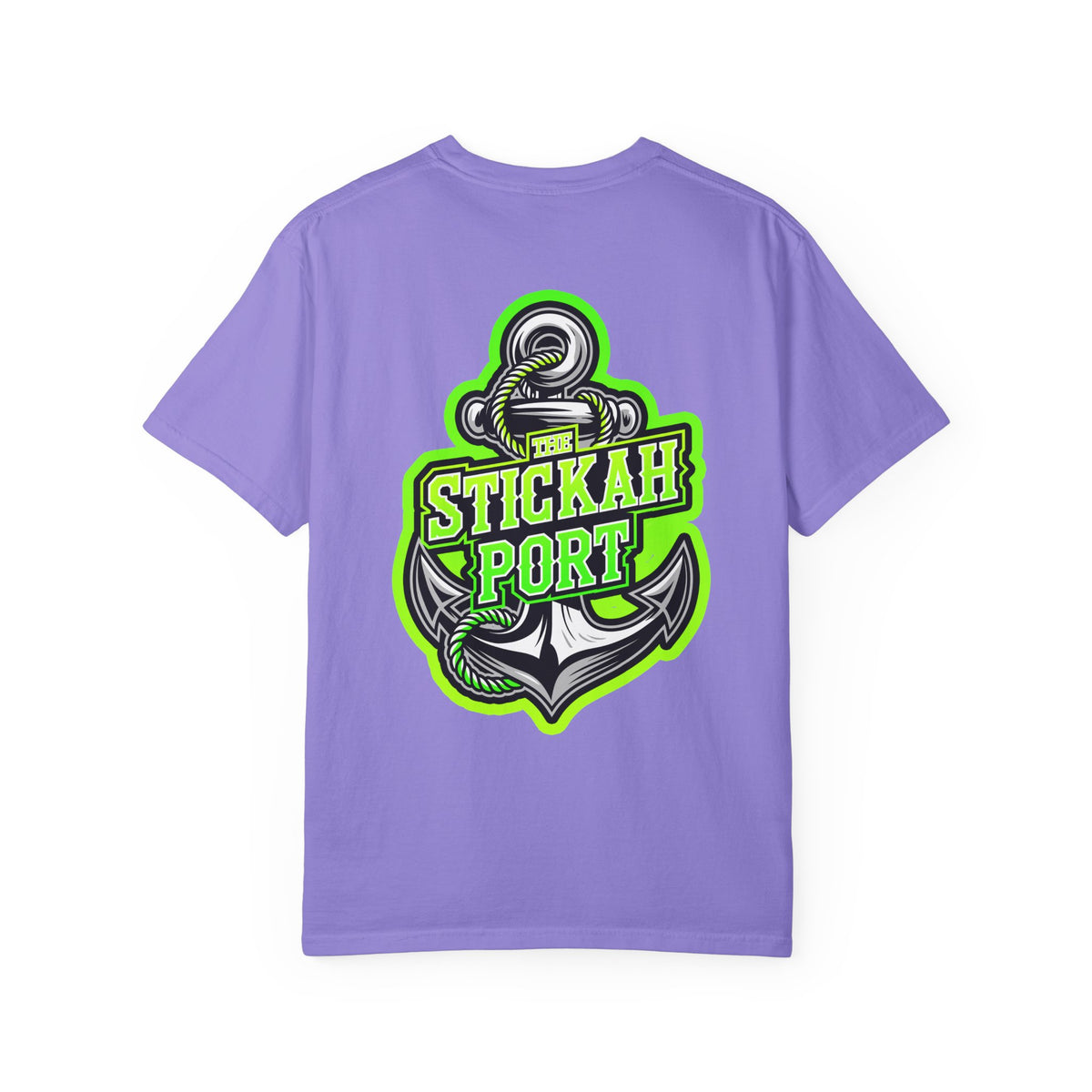 Stickah Port Anchor T-Shirt — Nautical Anchor Logo Tee