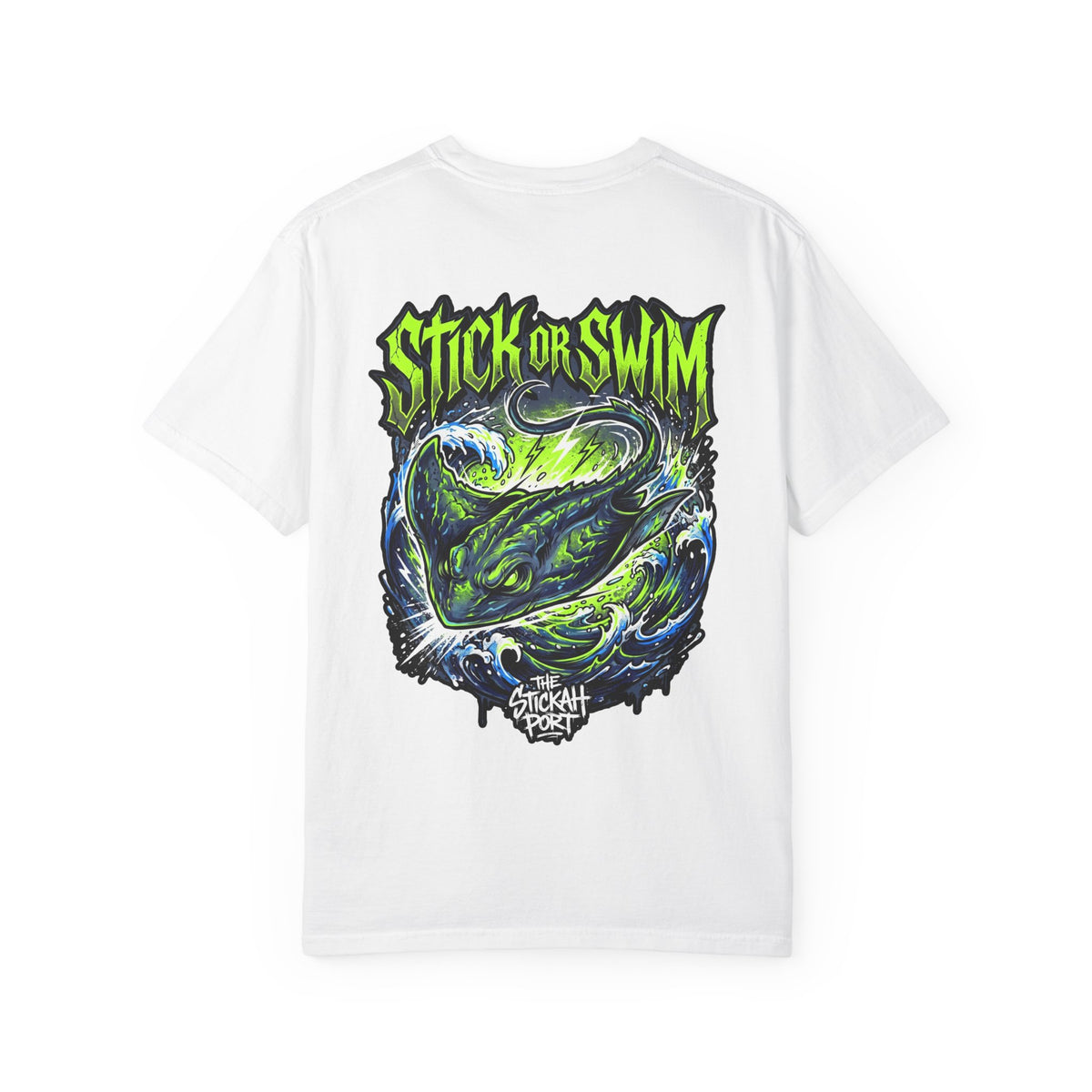 Stick or Swim Sting Ray Graphic T-Shirt