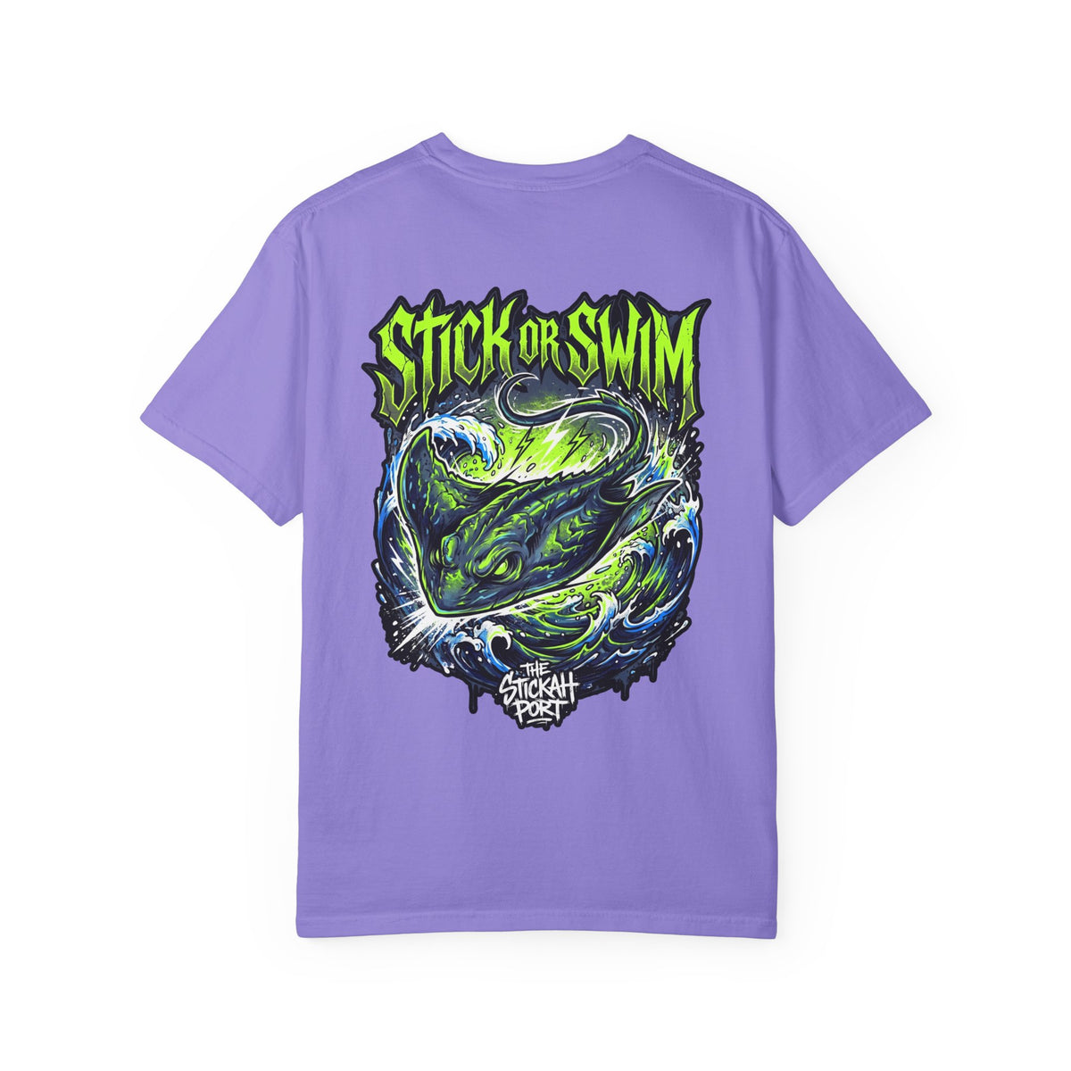 Stick or Swim Sting Ray Graphic T-Shirt