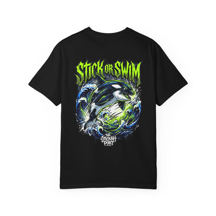 Orca 'Stick or Swim' Graphic T-Shirt