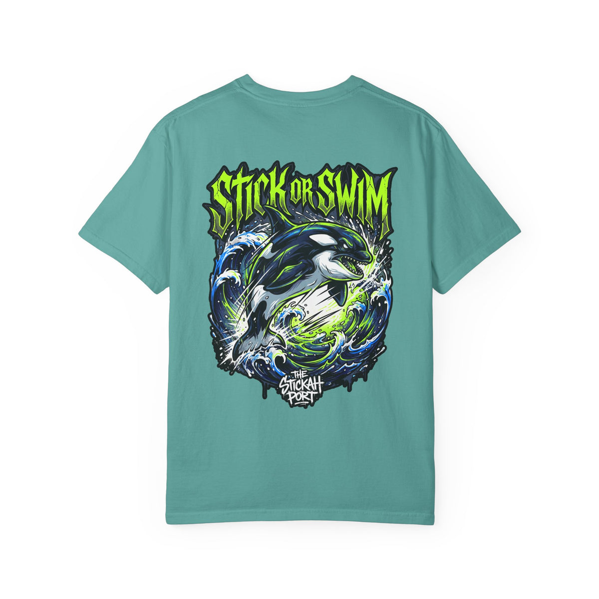 Orca 'Stick or Swim' Graphic T-Shirt