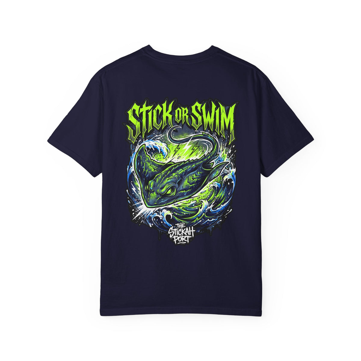 Stick or Swim Sting Ray Graphic T-Shirt