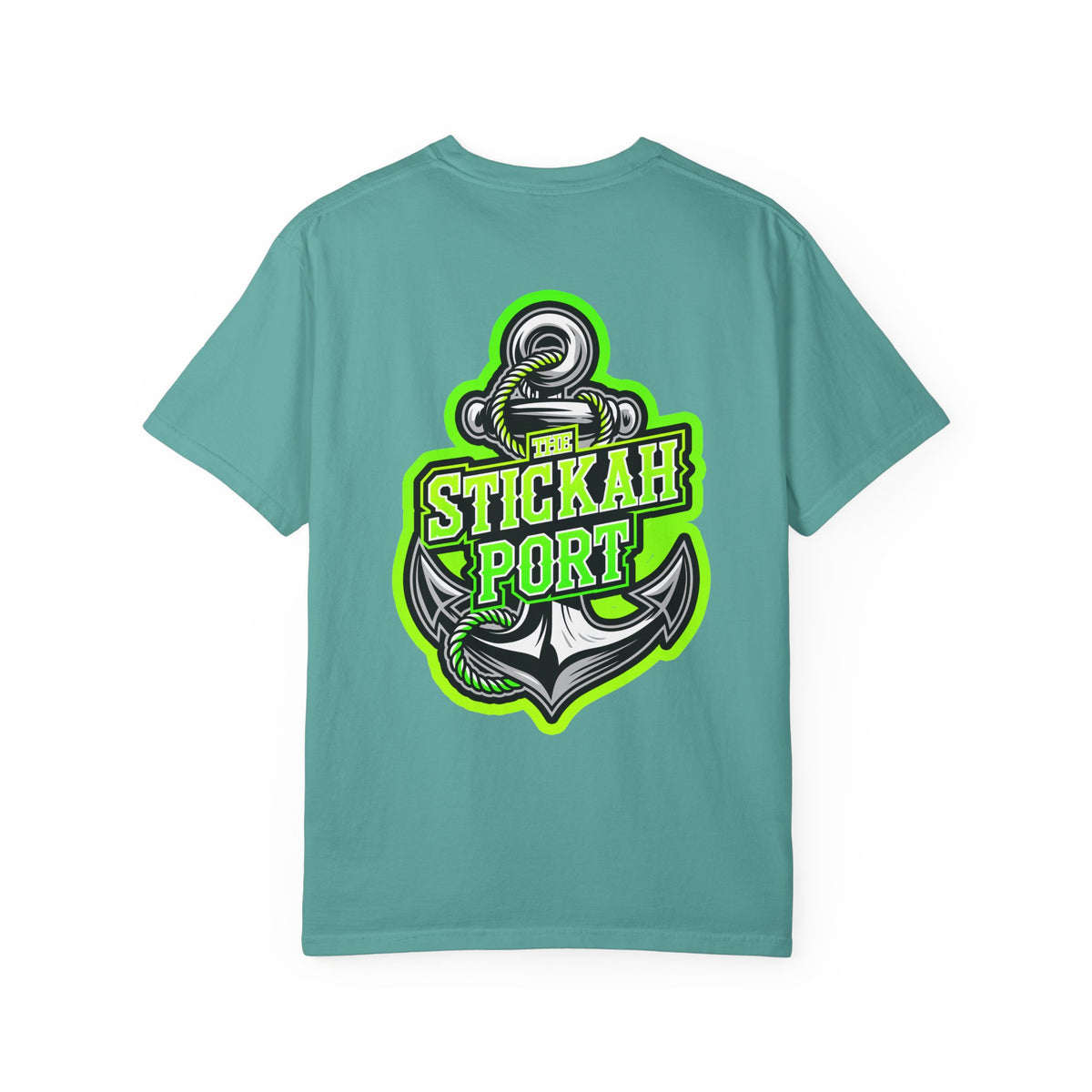 Stickah Port Anchor T-Shirt — Nautical Anchor Logo Tee