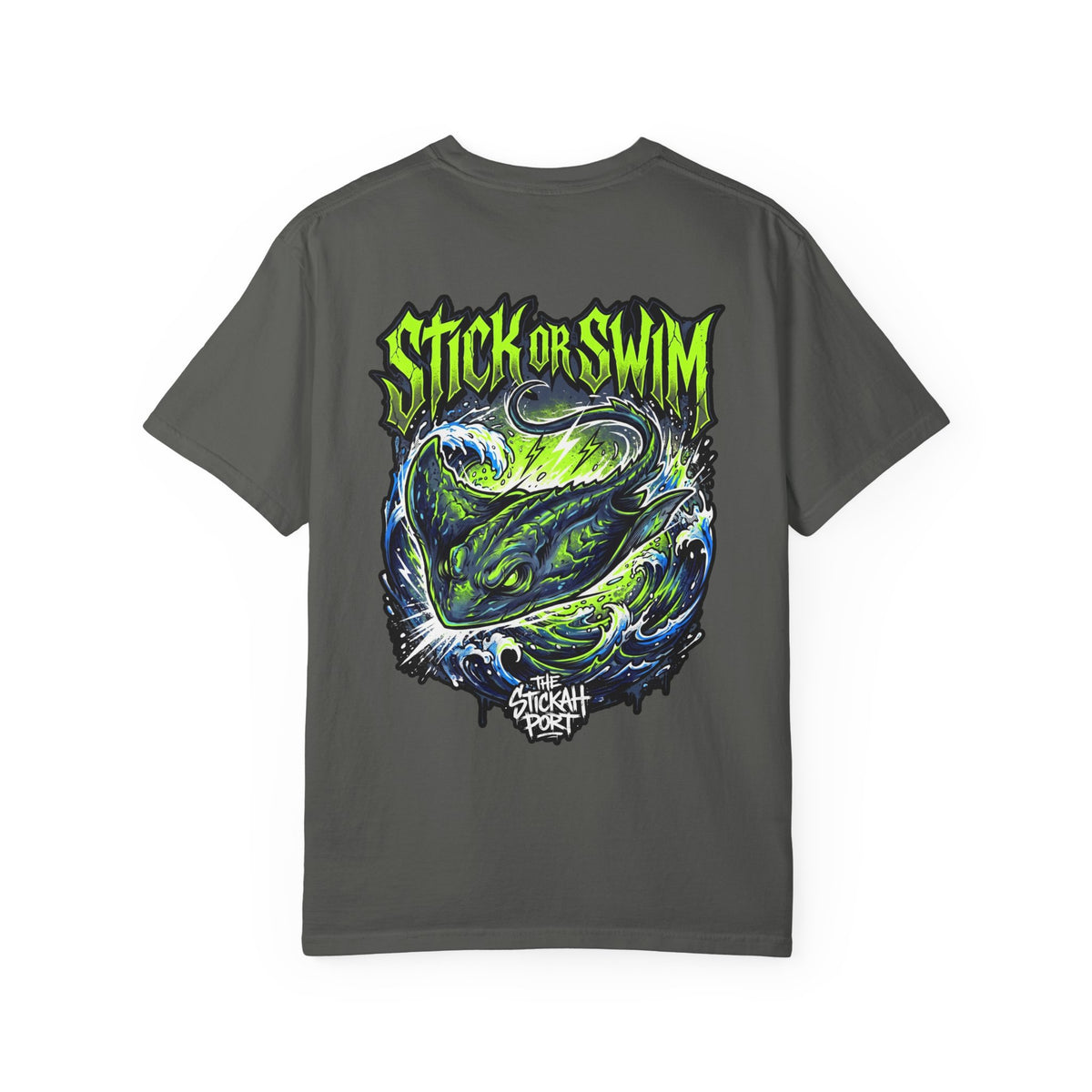 Stick or Swim Sting Ray Graphic T-Shirt