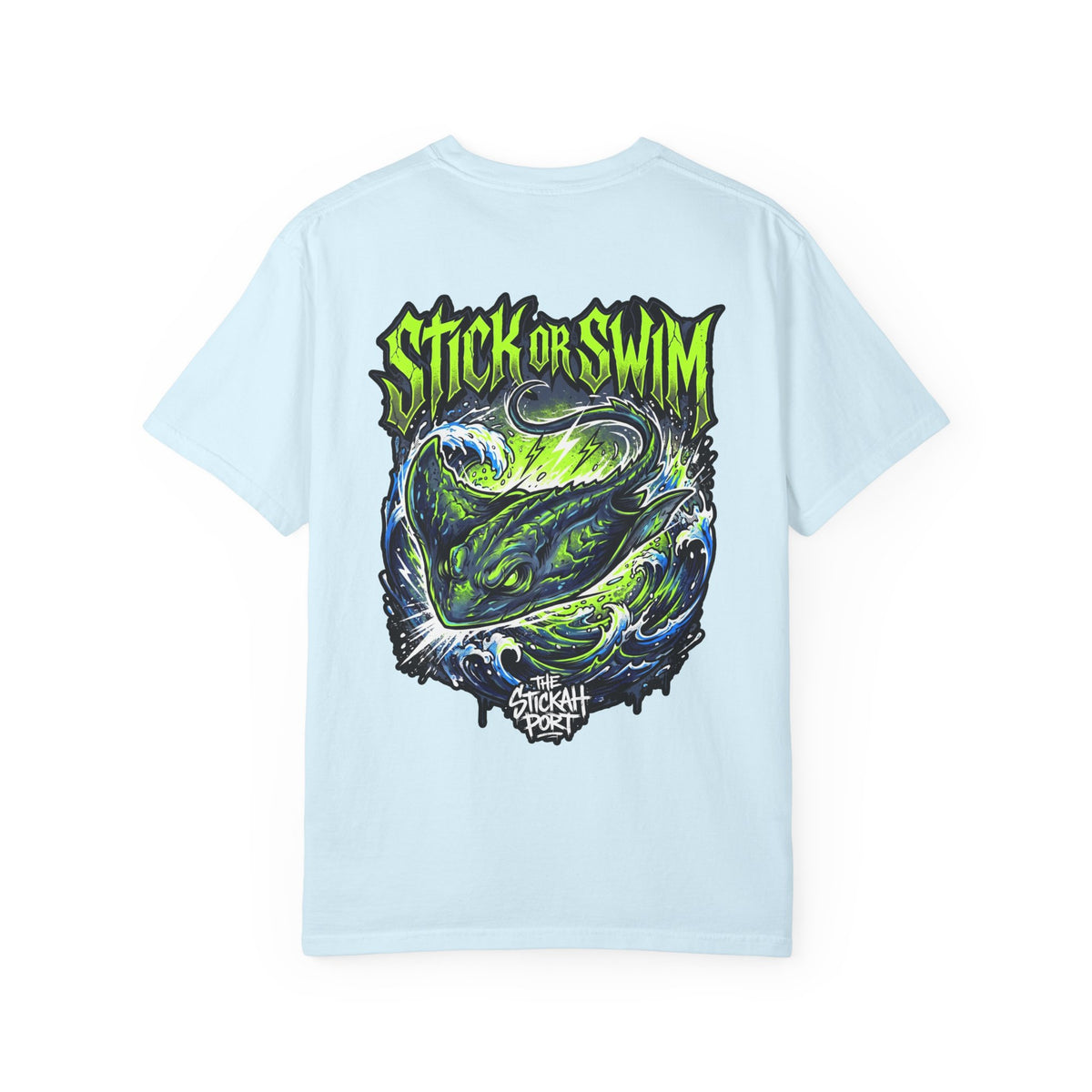 Stick or Swim Sting Ray Graphic T-Shirt