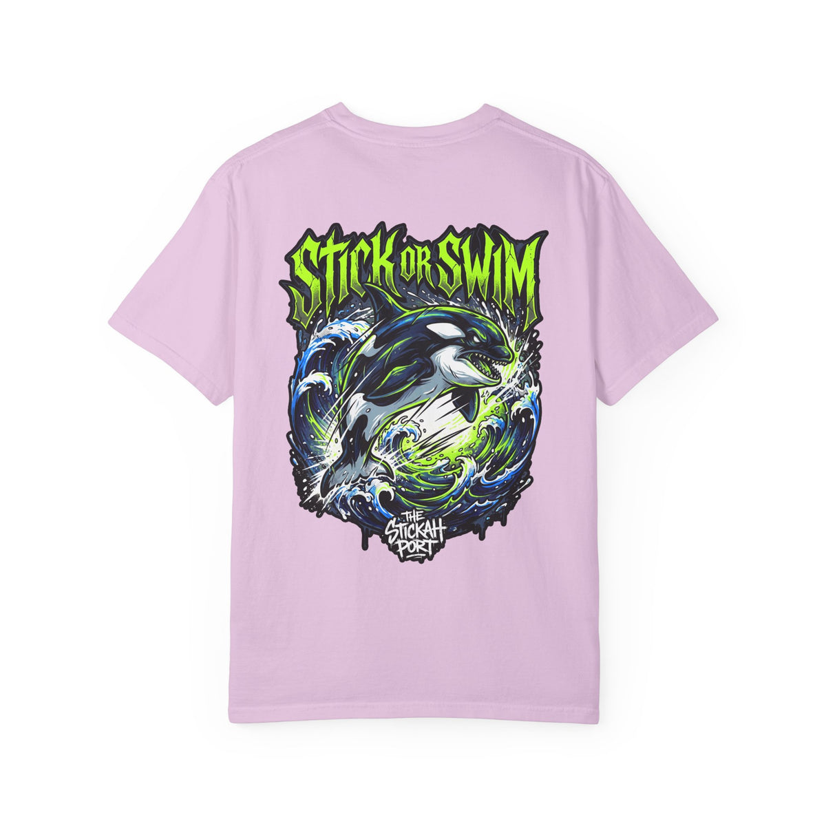 Orca 'Stick or Swim' Graphic T-Shirt