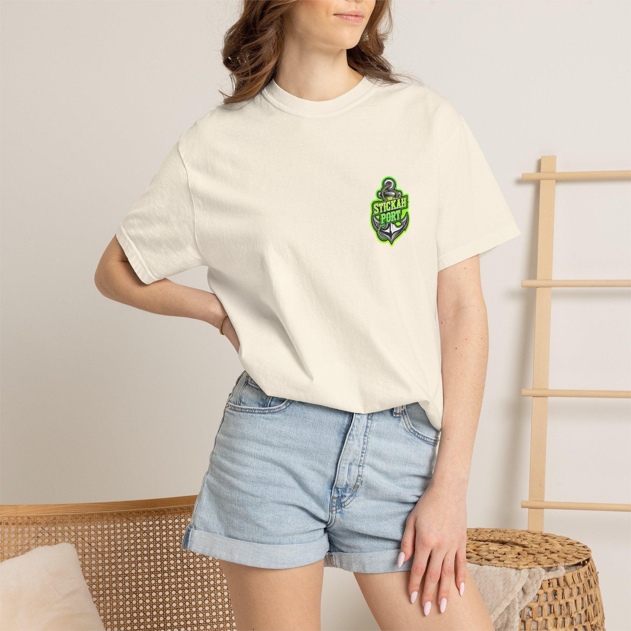 Stick or Swim Shark Graphic T-Shirt — Surf & Beach Crew Tee