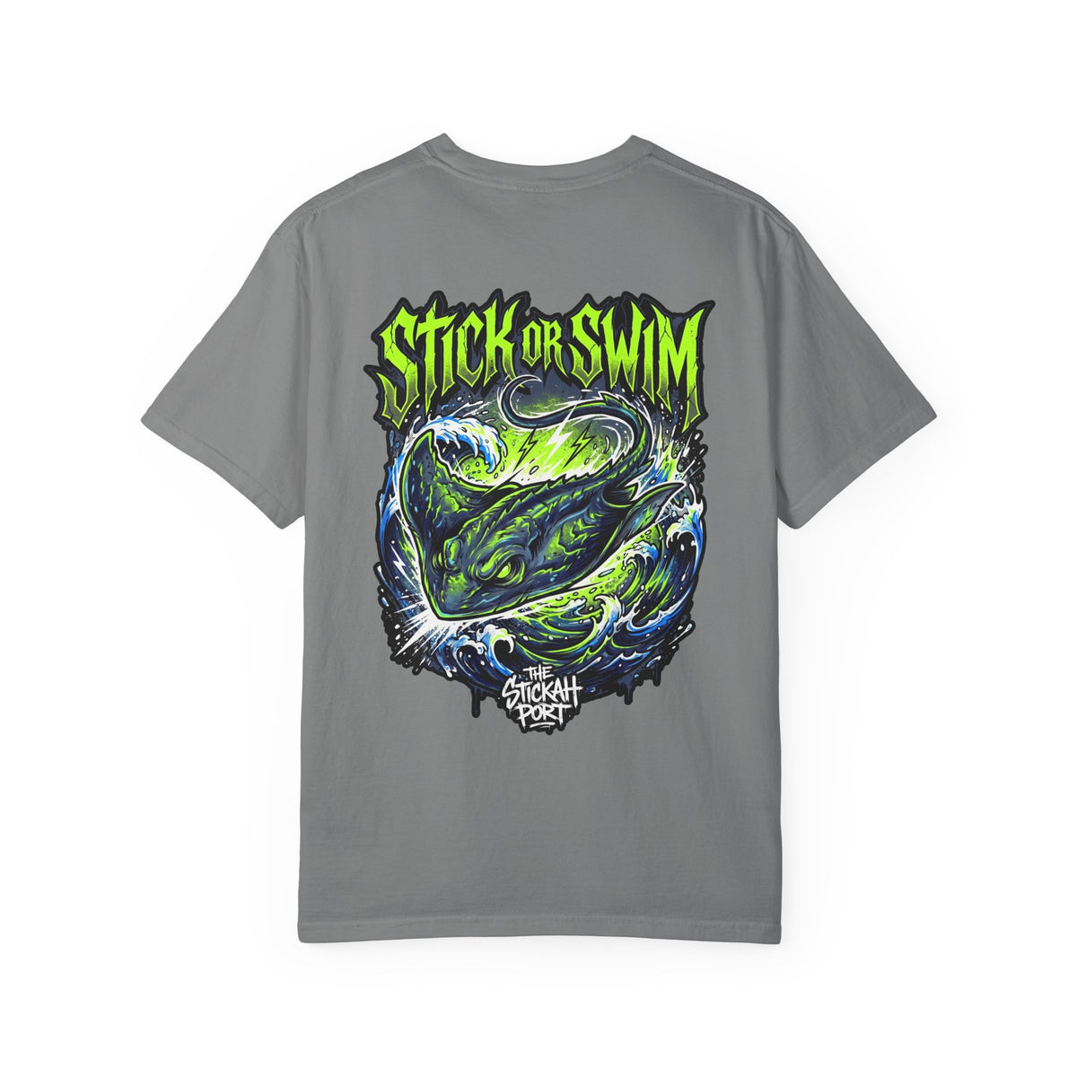 Stick or Swim Sting Ray Graphic T-Shirt