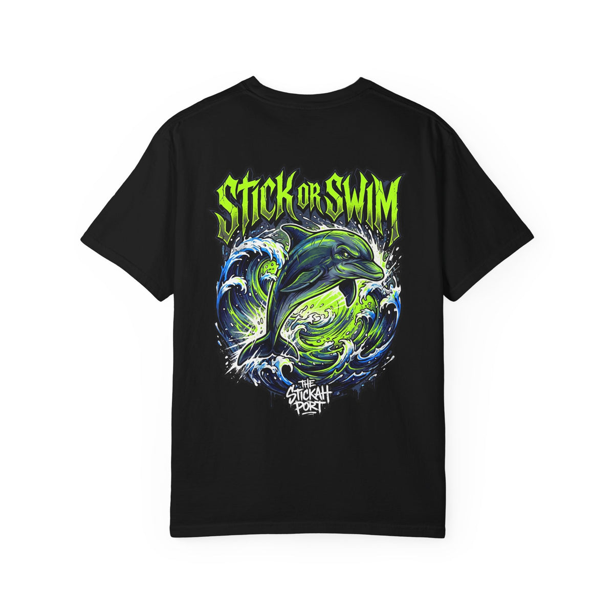 Dolphin 'Stick or Swim' Graphic T-Shirt