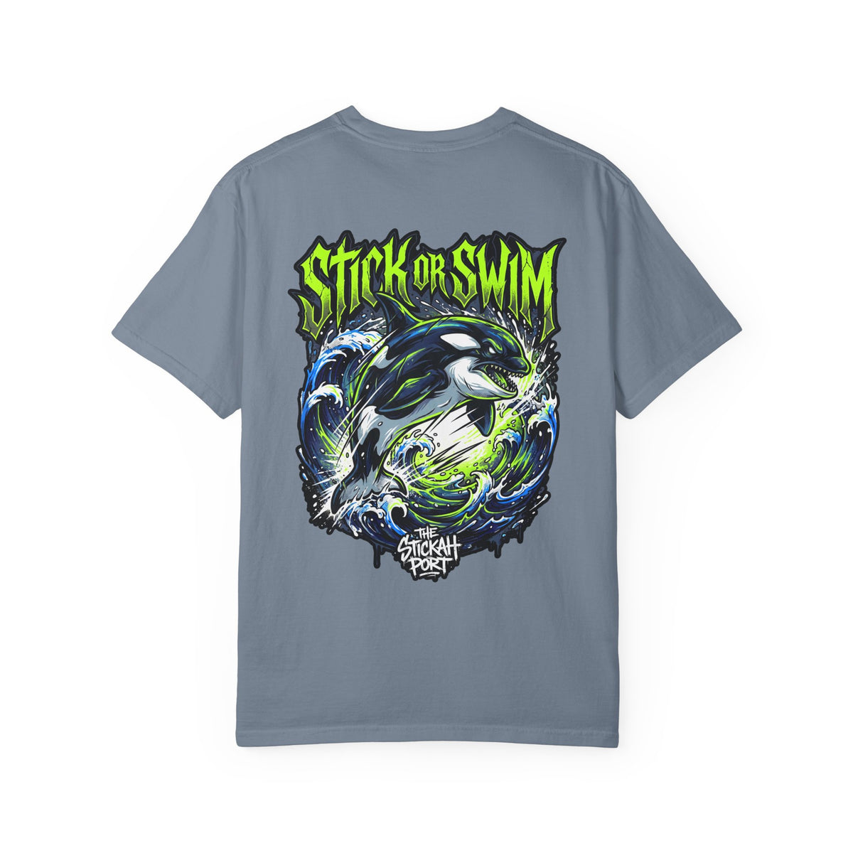 Orca 'Stick or Swim' Graphic T-Shirt