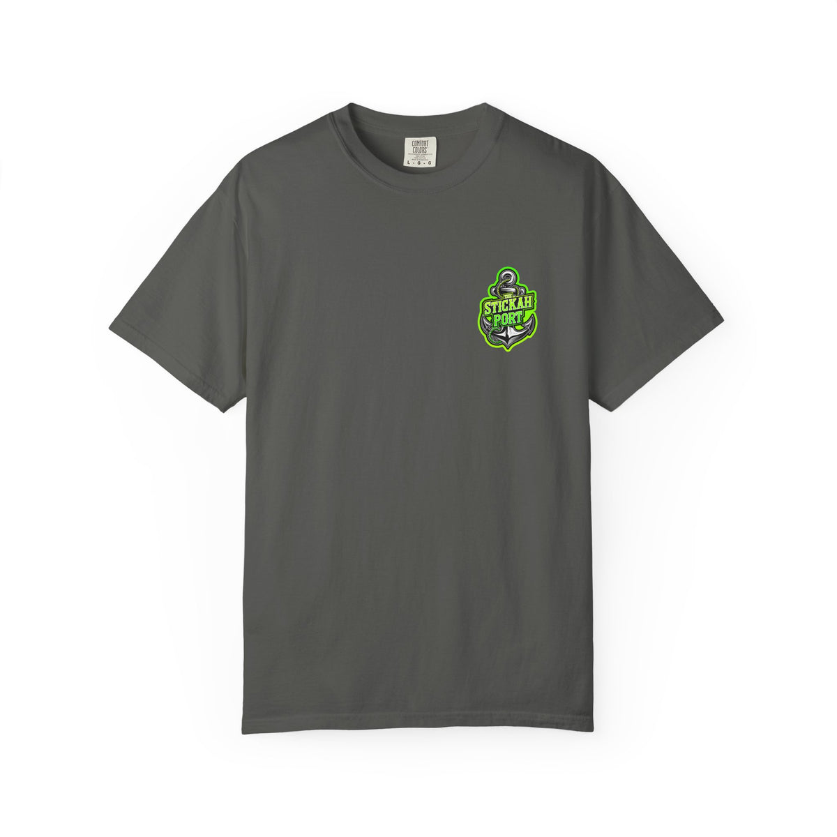 Stickah Port Anchor T-Shirt — Nautical Anchor Logo Tee