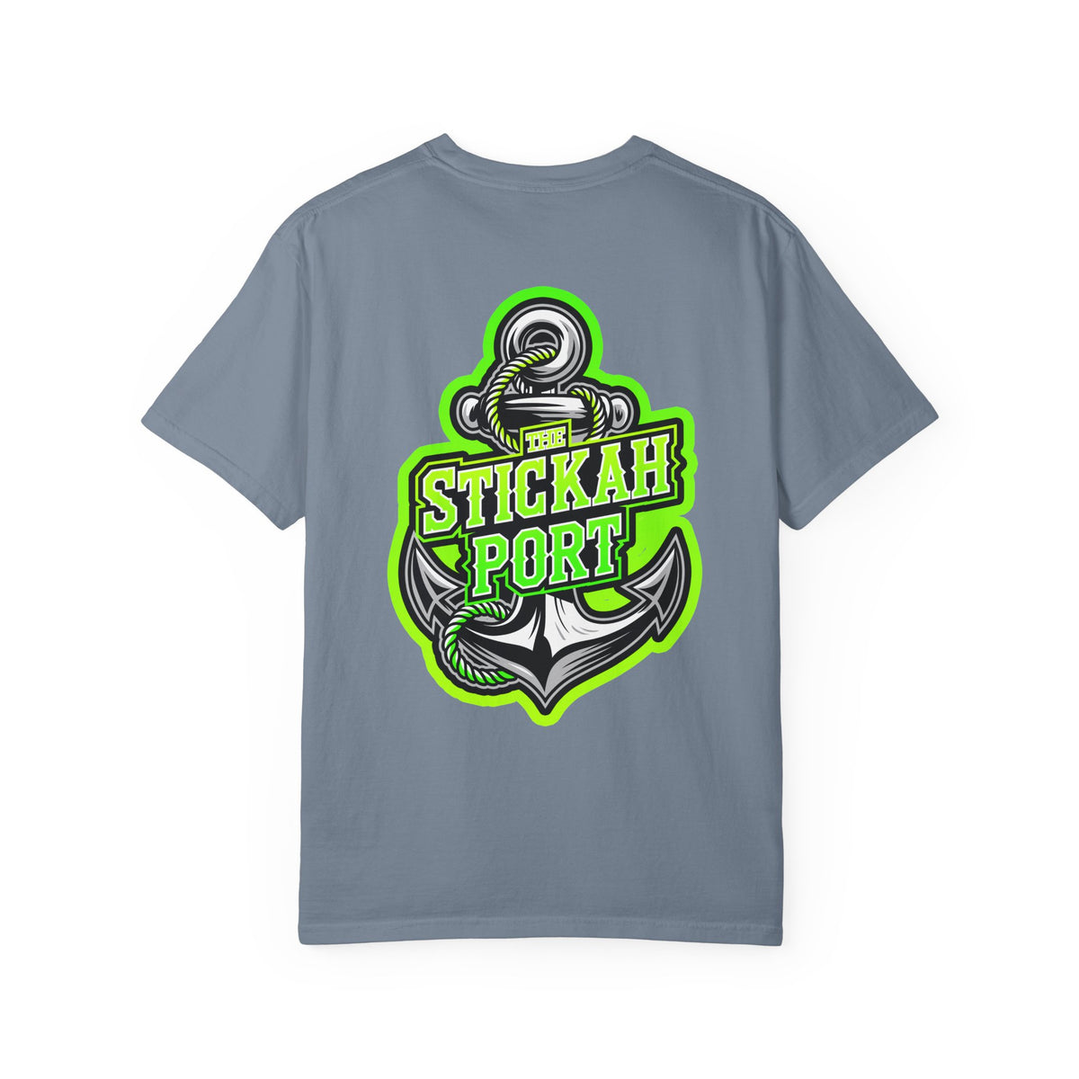 Stickah Port Anchor T-Shirt — Nautical Anchor Logo Tee