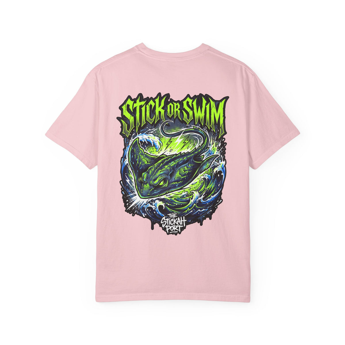 Stick or Swim Sting Ray Graphic T-Shirt