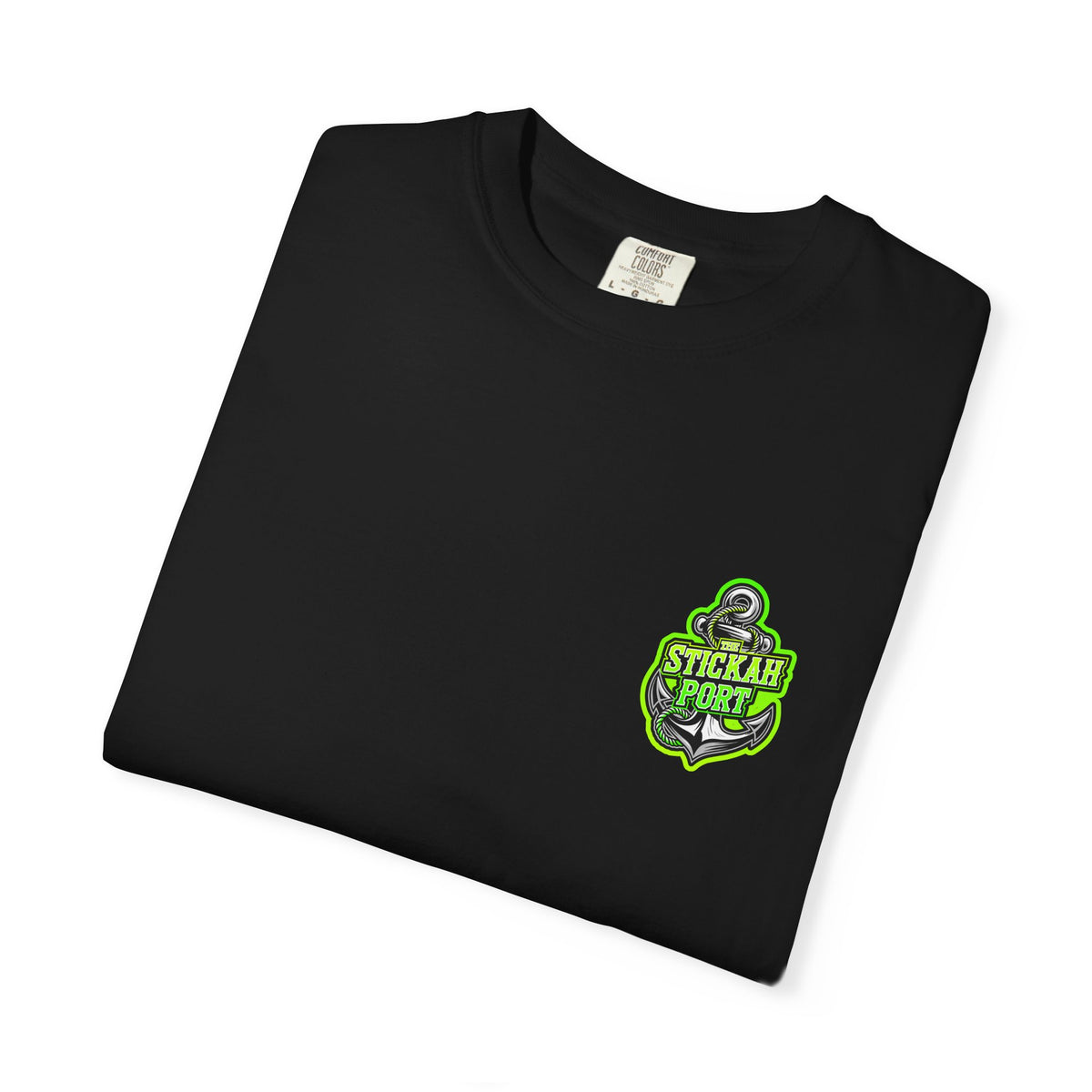 Stickah Port Anchor T-Shirt — Nautical Anchor Logo Tee