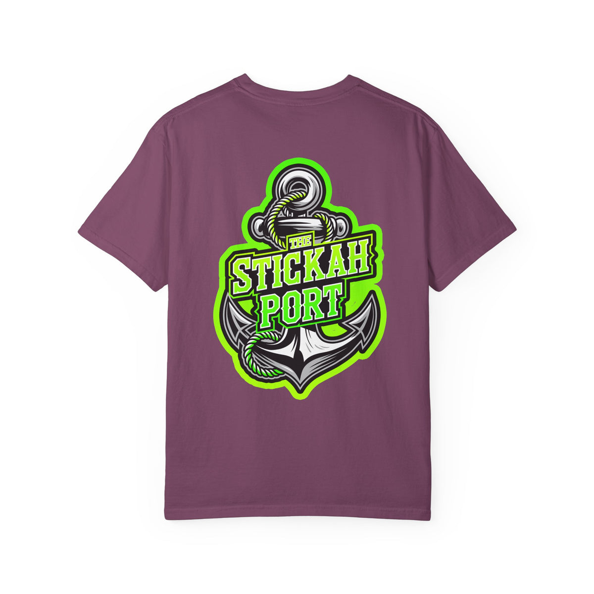 Stickah Port Anchor T-Shirt — Nautical Anchor Logo Tee