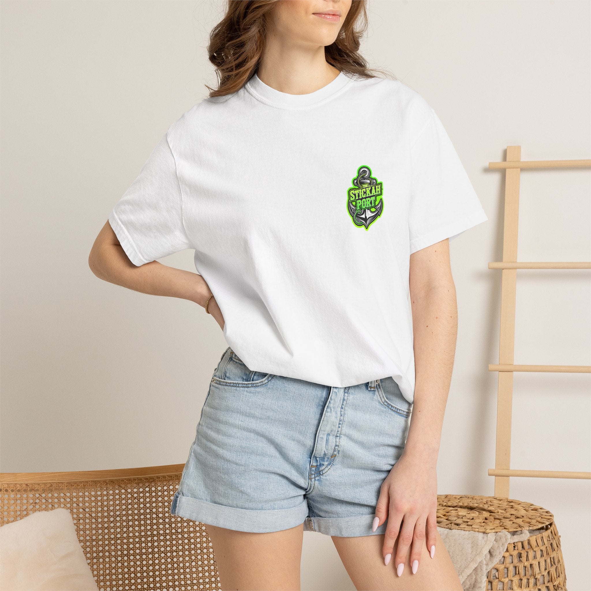 Stick or Swim Shark Graphic T-Shirt — Surf & Beach Crew Tee