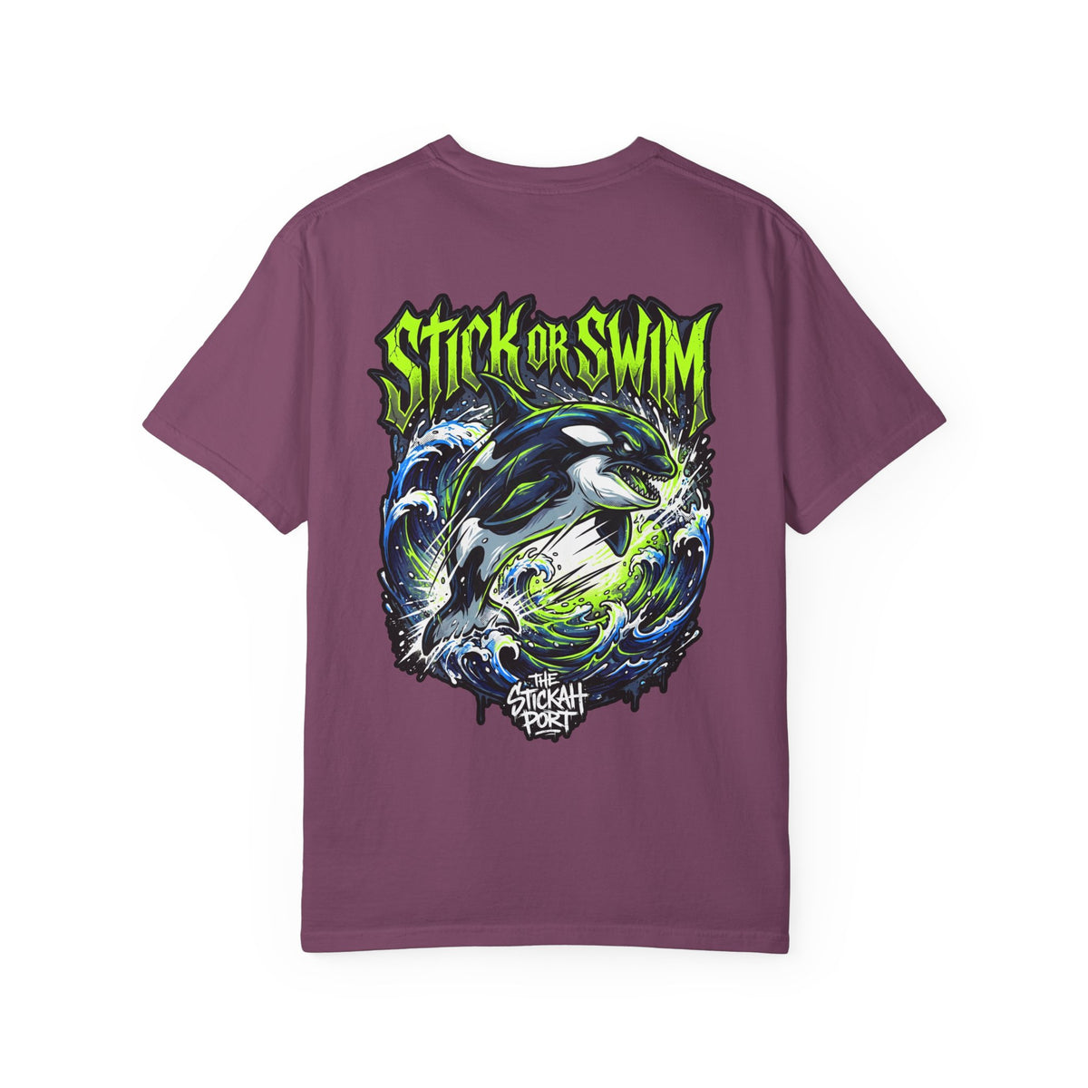 Orca 'Stick or Swim' Graphic T-Shirt