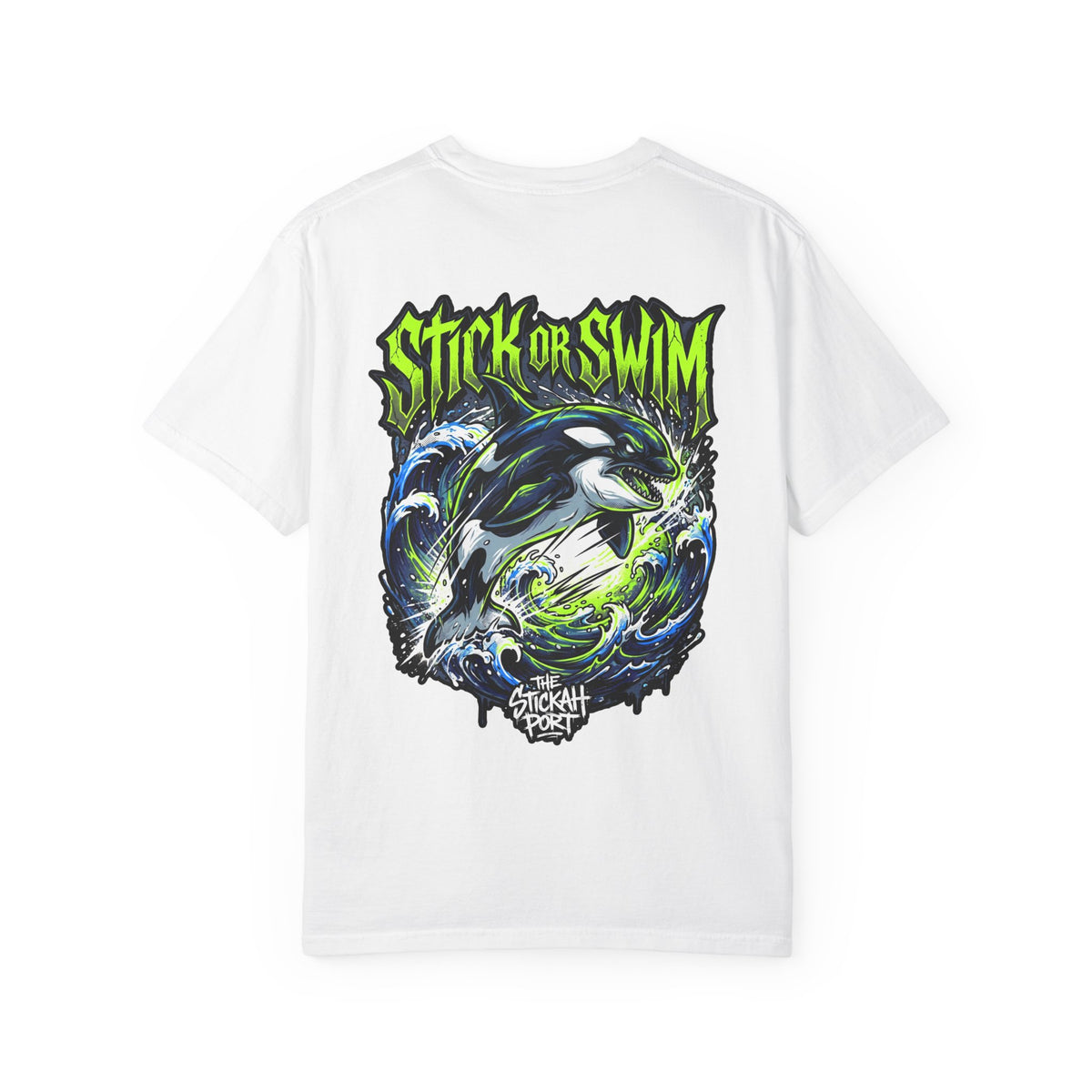 Orca 'Stick or Swim' Graphic T-Shirt