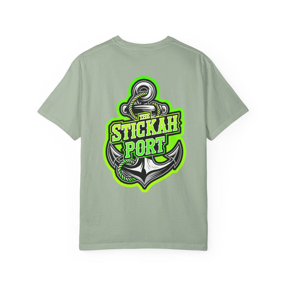 Stickah Port Anchor T-Shirt — Nautical Anchor Logo Tee