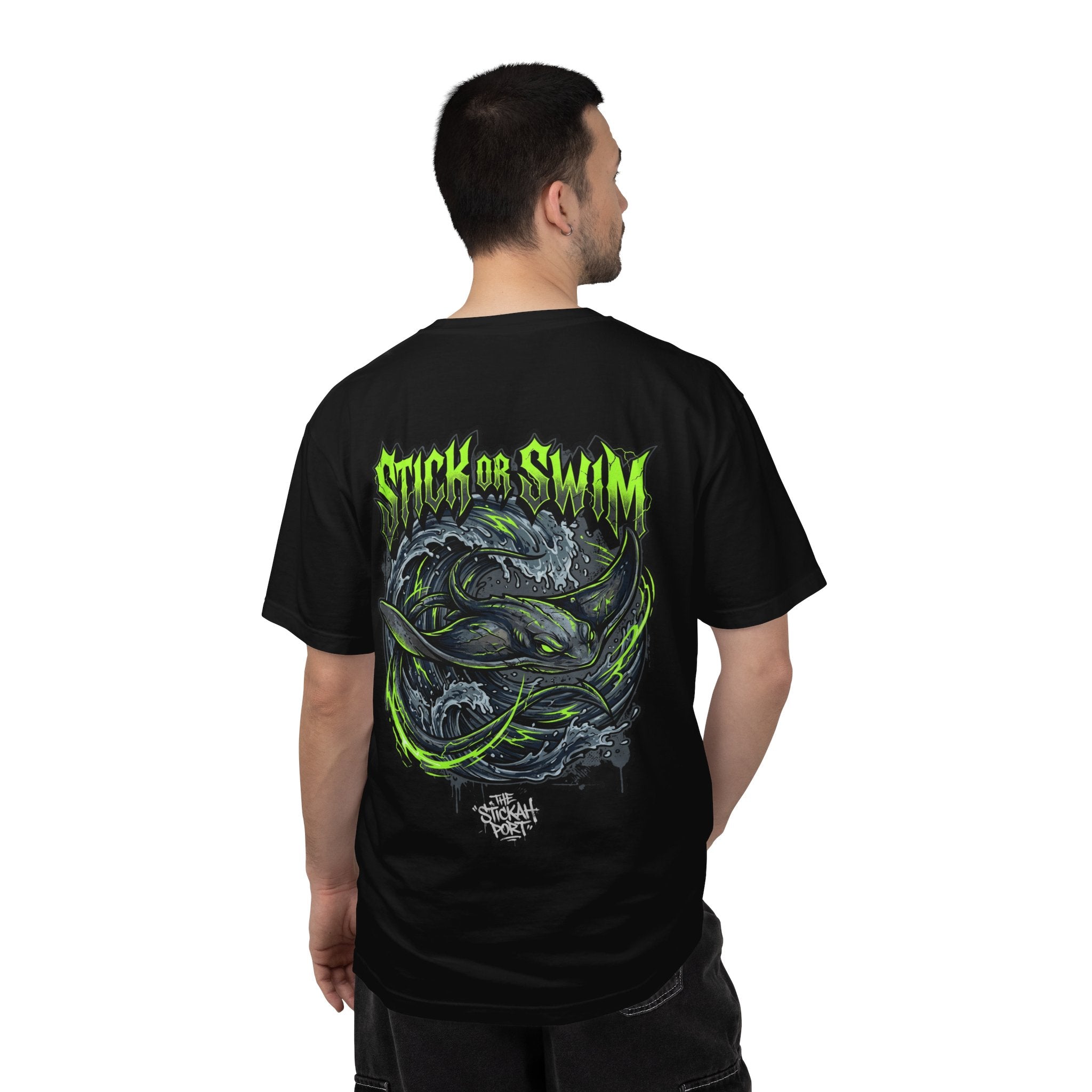 Stick or Swim Sting Ray Graphic T-Shirt