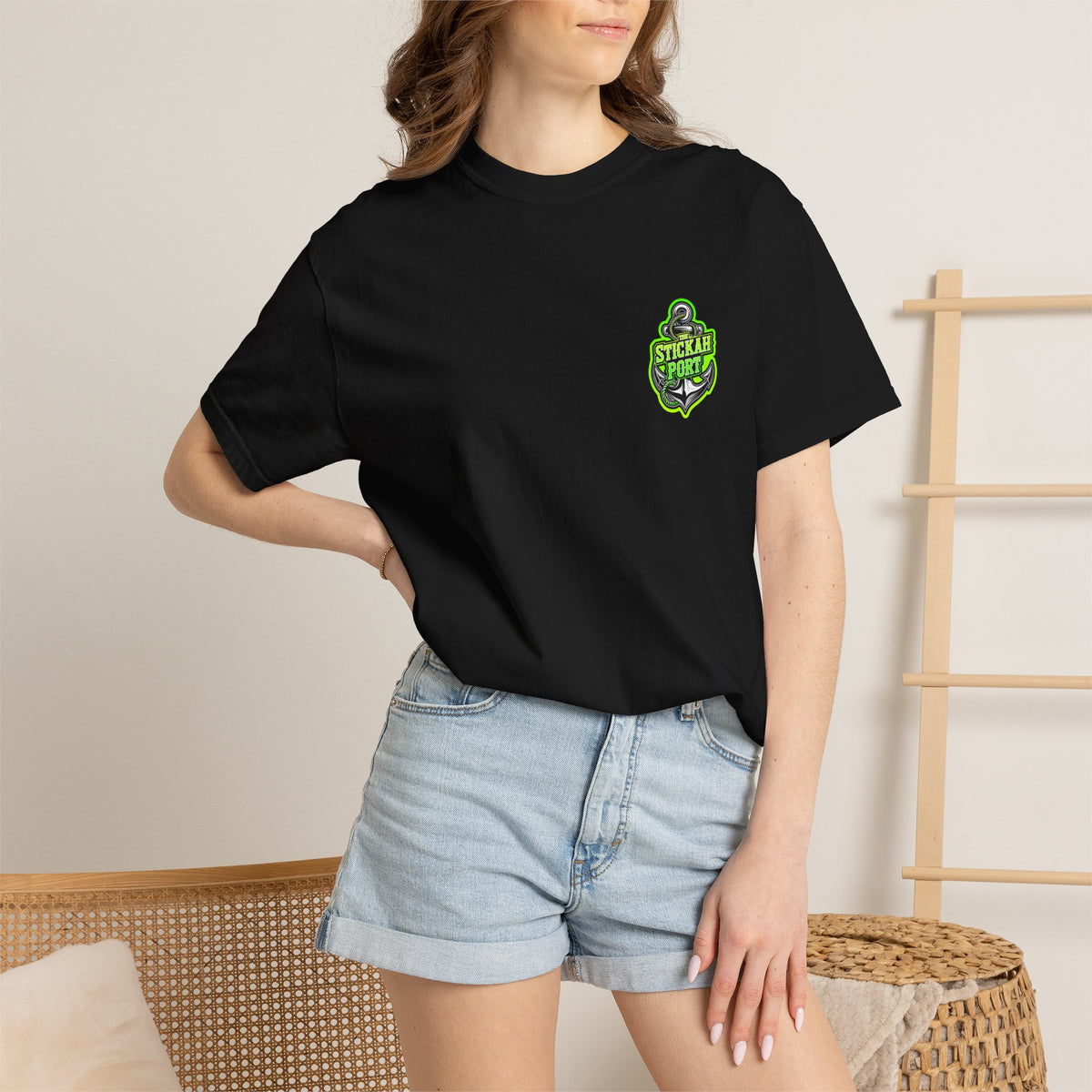 Stick or Swim Sting Ray Graphic T-Shirt