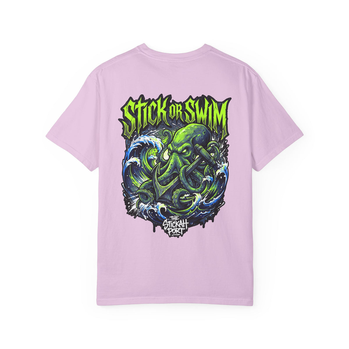 Stick or Swim Anchor Kraken T-Shirt — Nautical Graphic Tee