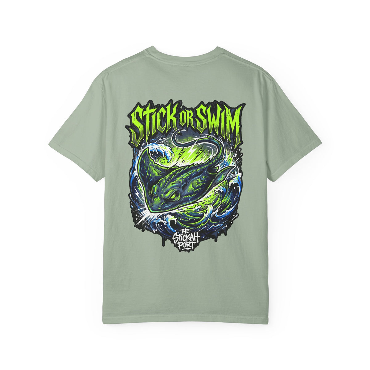 Stick or Swim Sting Ray Graphic T-Shirt