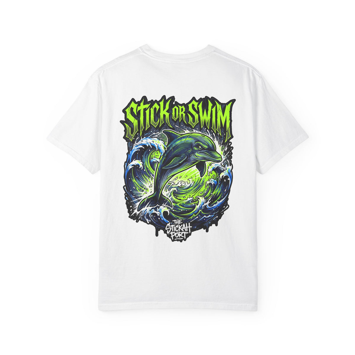 Dolphin 'Stick or Swim' Graphic T-Shirt