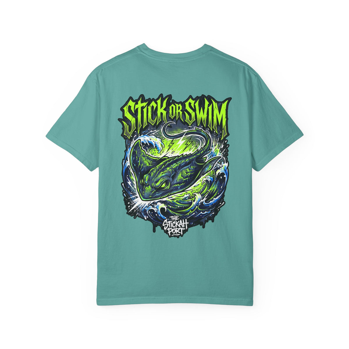 Stick or Swim Sting Ray Graphic T-Shirt