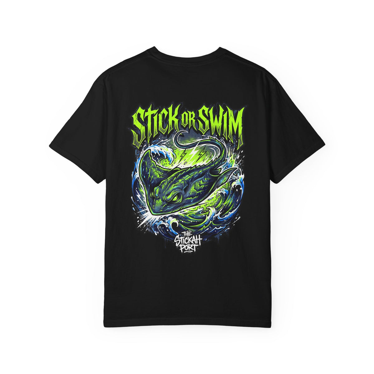 Stick or Swim Sting Ray Graphic T-Shirt