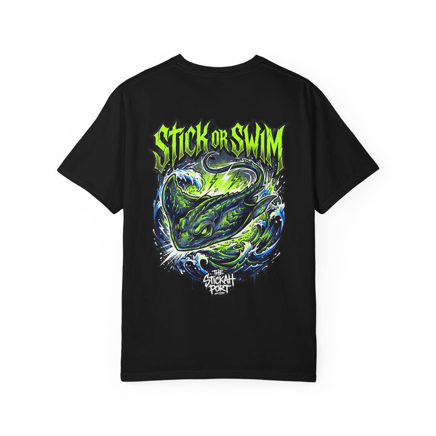 Stick or Swim Sting Ray Graphic T-Shirt