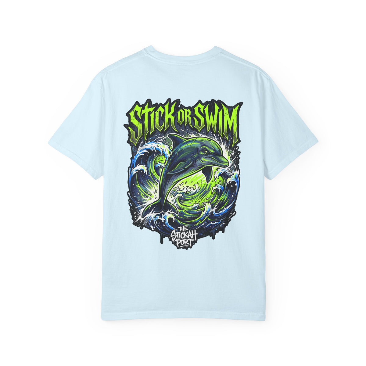 Dolphin 'Stick or Swim' Graphic T-Shirt
