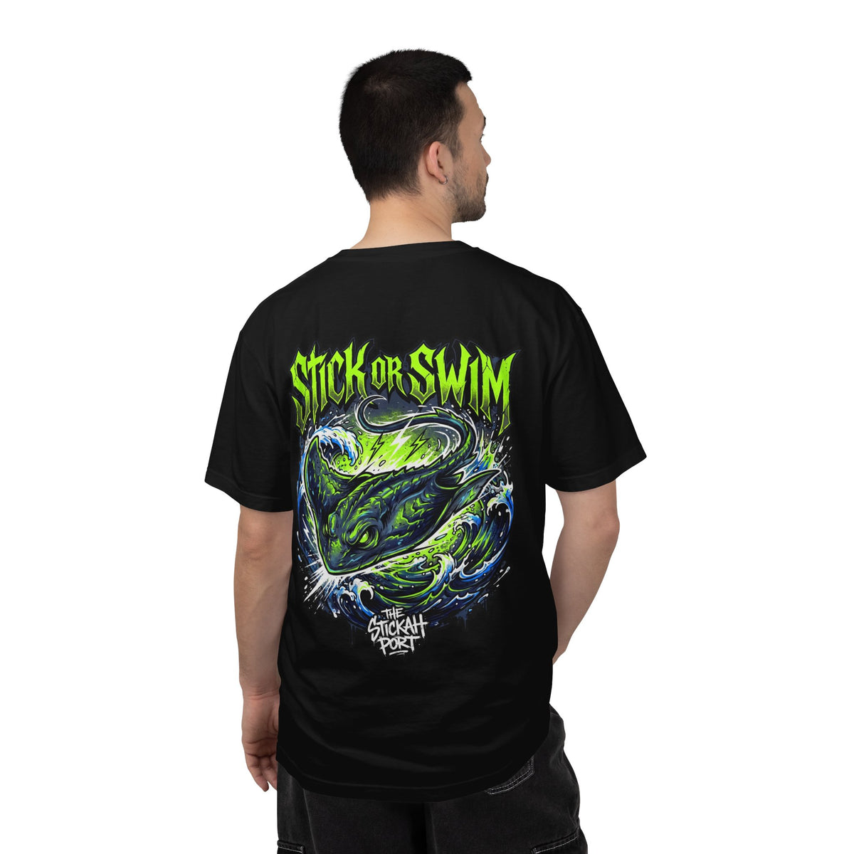 Stick or Swim Sting Ray Graphic T-Shirt