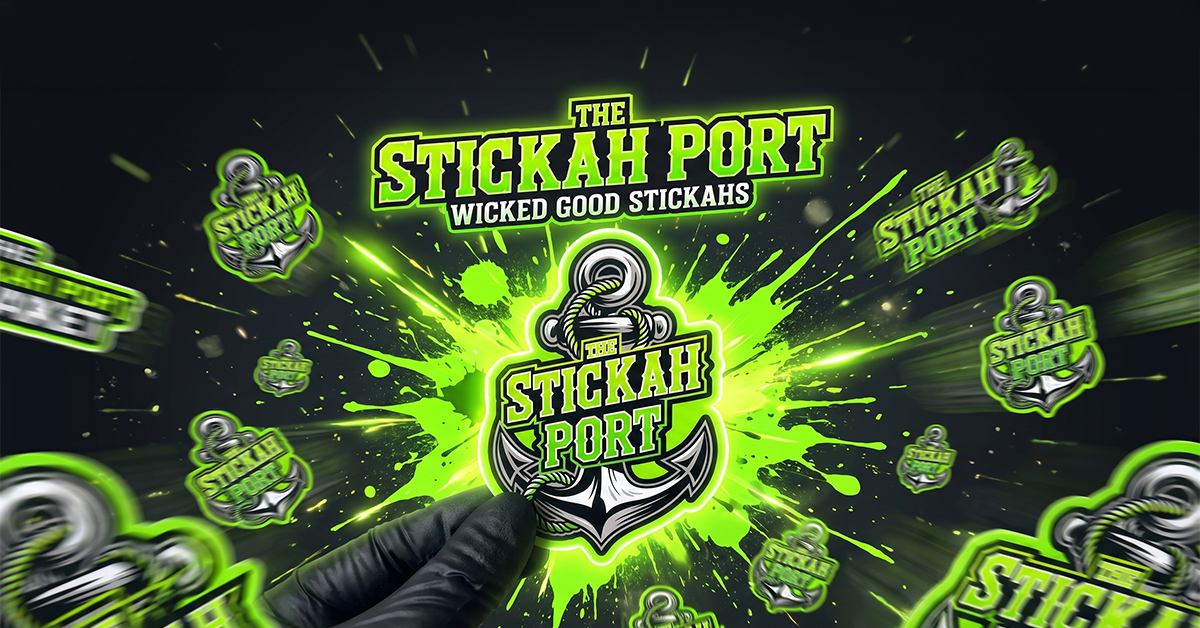 The Stickah Port | Wicked Good Custom Stickers | Bold, Durable & Fast