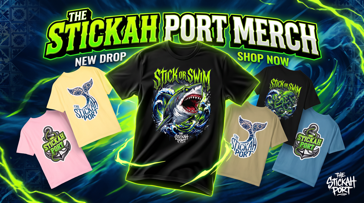 The Stickah Port Merch